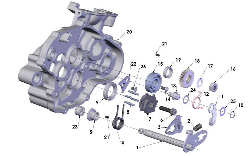 ENGINE SHIFT MECHANISM