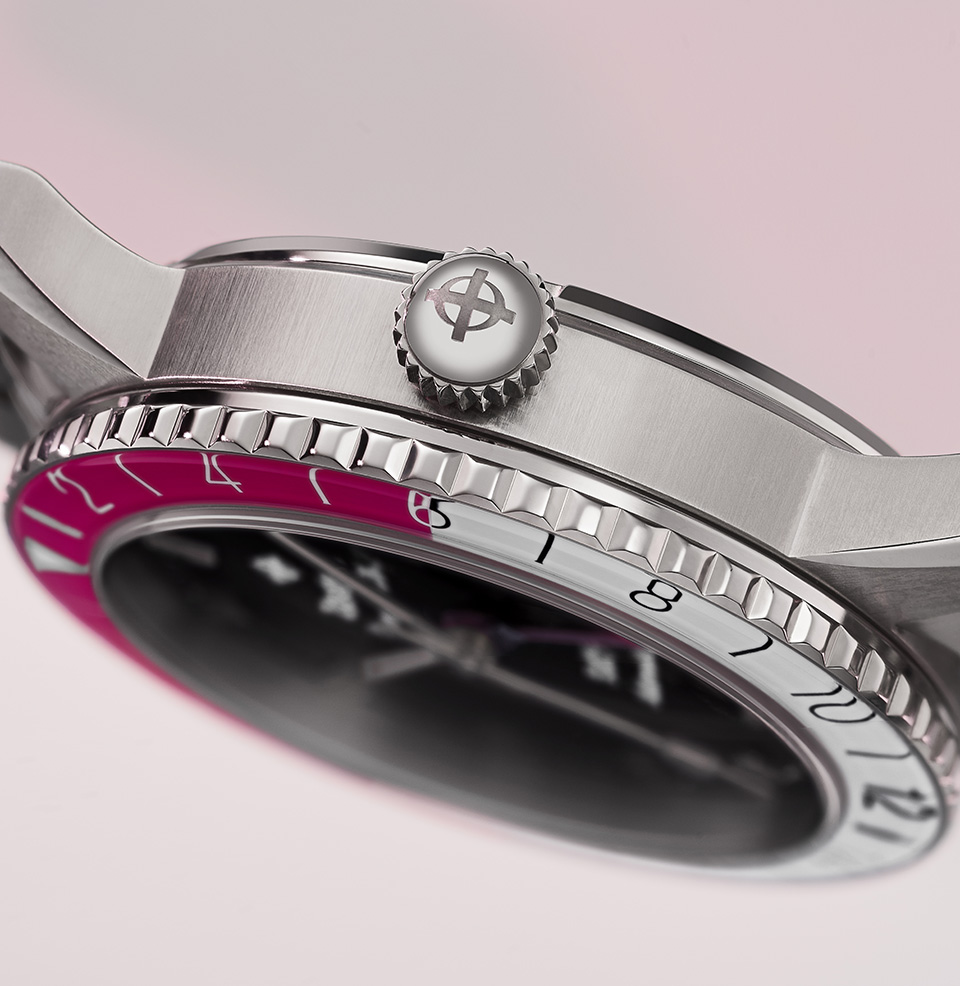 Super Sea Wolf GMT (2024) Automatic | Black Dial Mixture of finishes