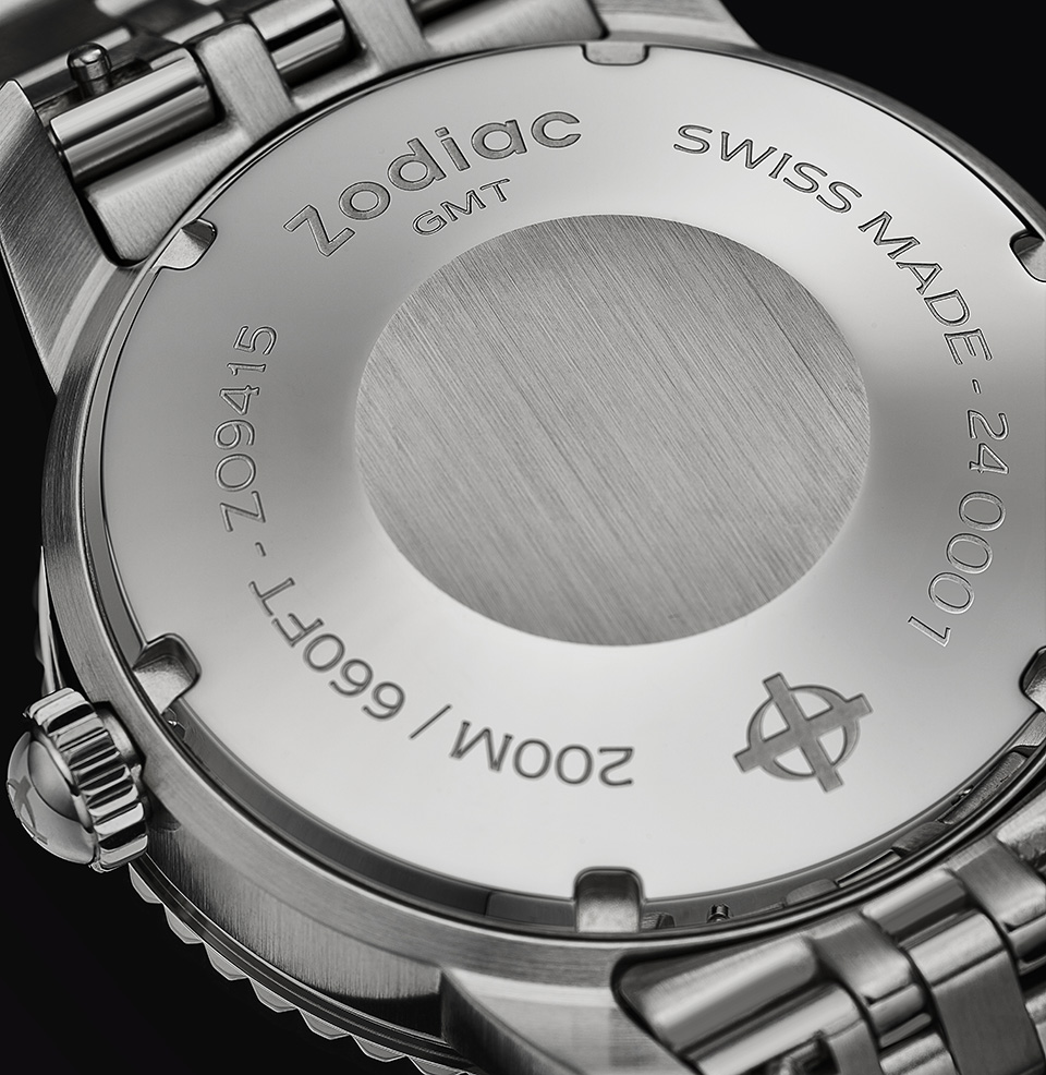 Super Sea Wolf GMT (2024) Automatic | Silver Dial Screw Down Caseback