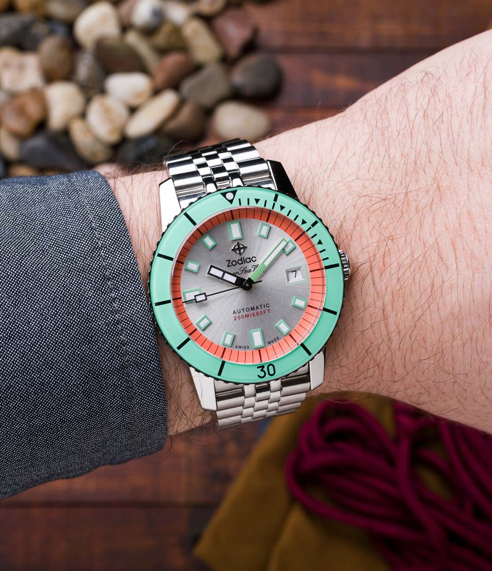 Zodiac Super Sea Wolf Compression - Watermelon Watch
