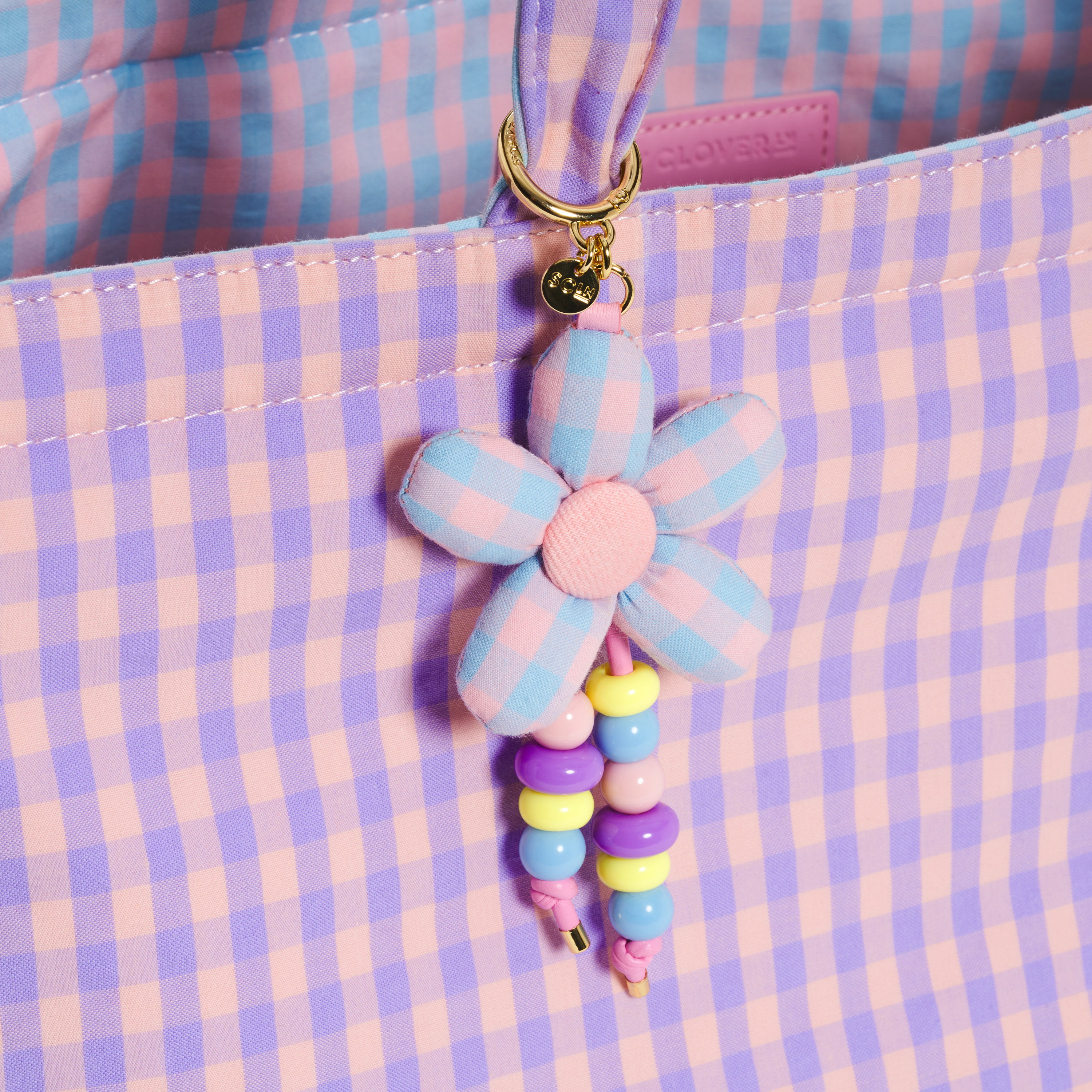 Puffy Flower Bag Charm