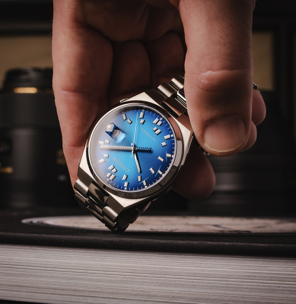 Citizen Tsuyosa x Seconde/Seconde/ Limited Edition Watch Sunburst Blue Dial.