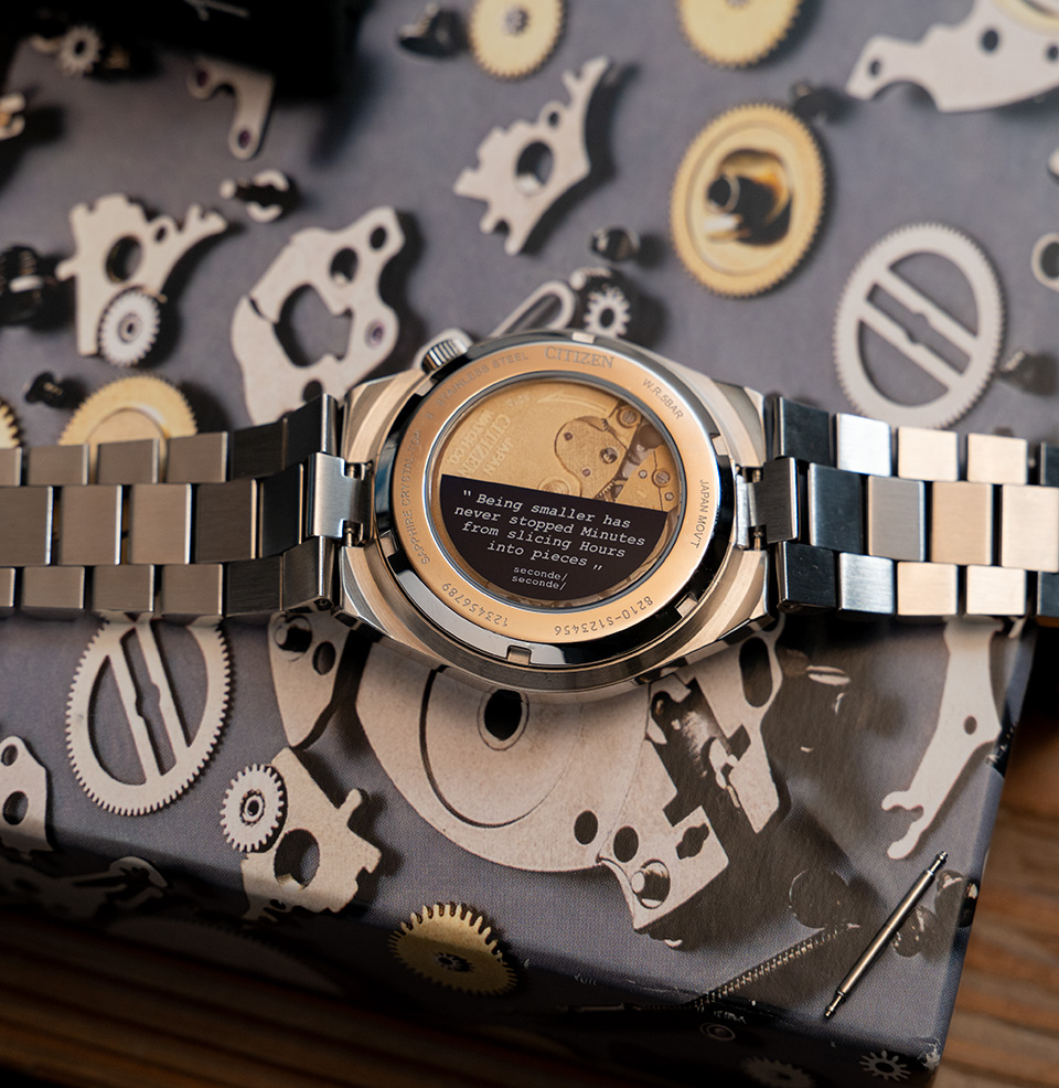 Citizen Tsuyosa x Seconde/Seconde/ Limited Edition Watch Special Caseboack