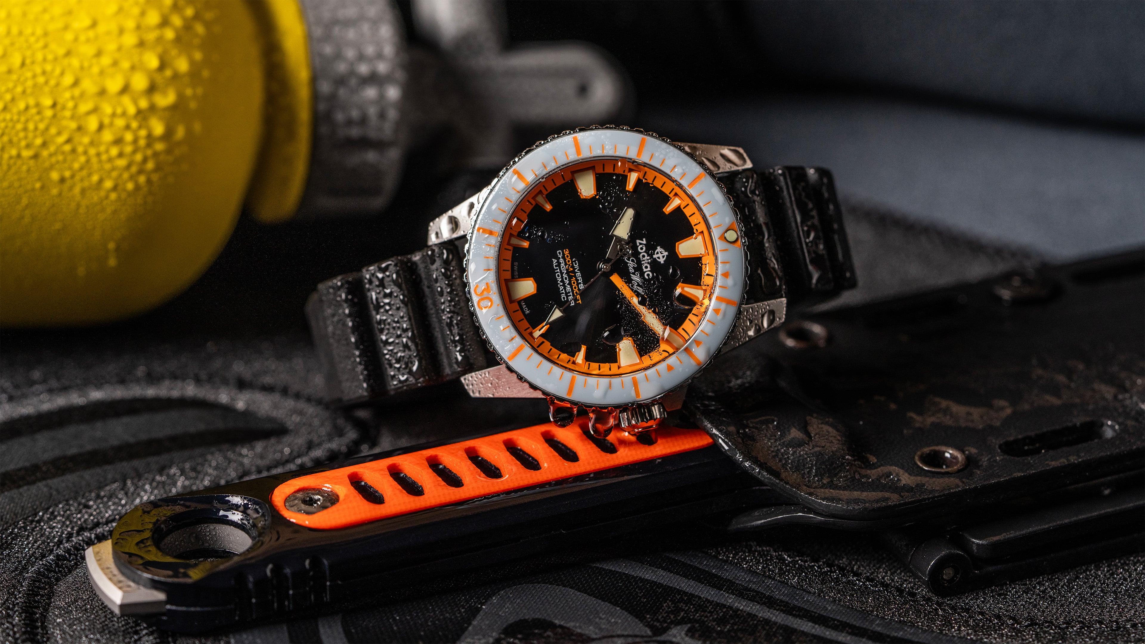 Zodiac x GiantMouse Super Sea Wolf Pro-Diver Watch – Windup Watch Shop