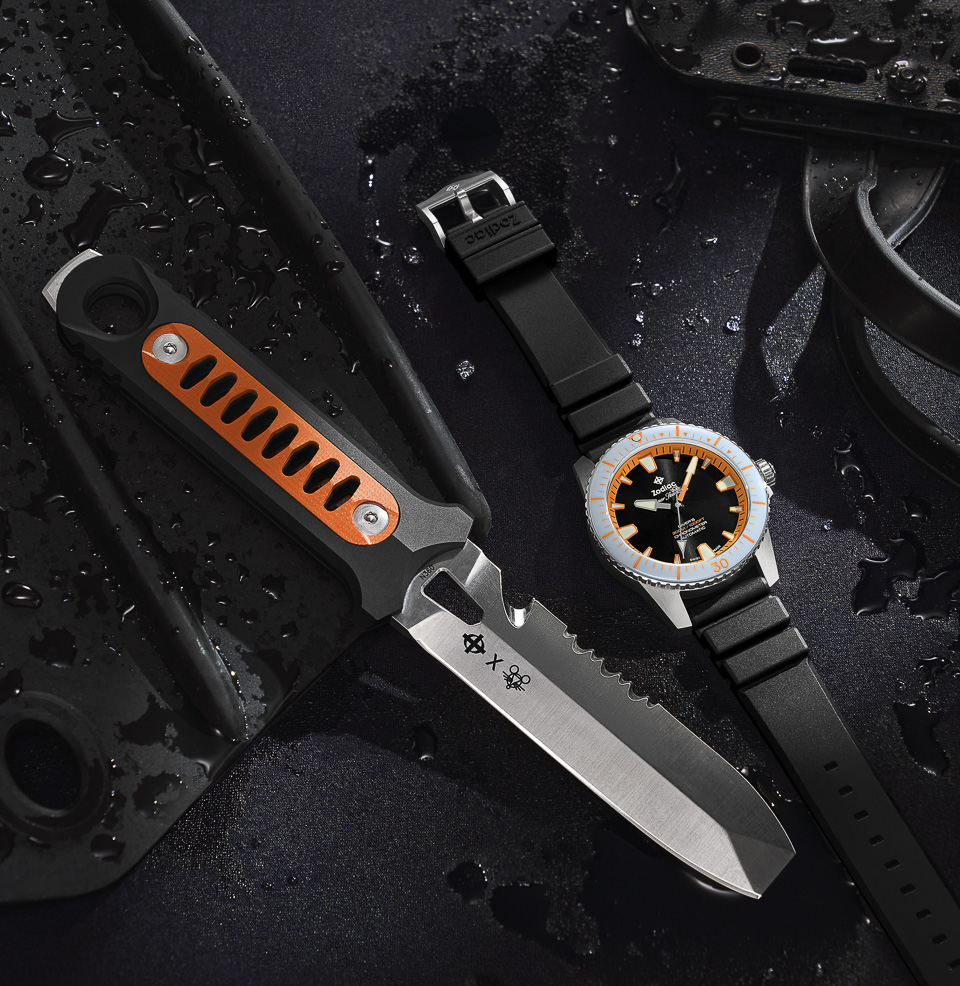 Zodiac x GiantMouse Super Sea Wolf Pro-Diver Watch Set Zodiac x Giant Mouse