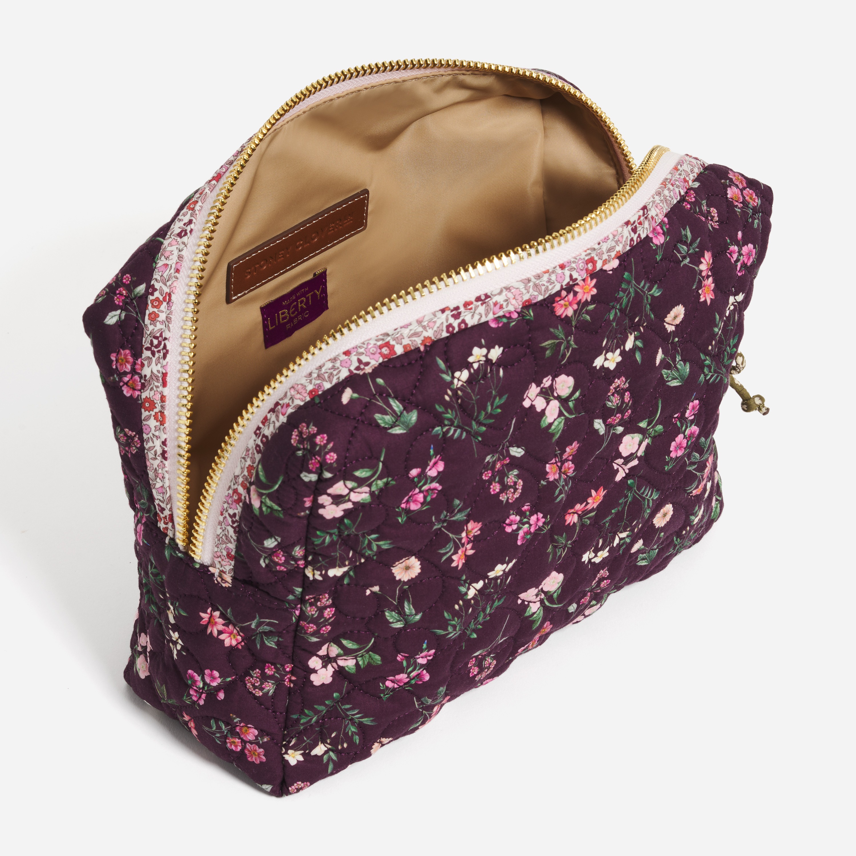 Large Pouch Made with Liberty Fabric