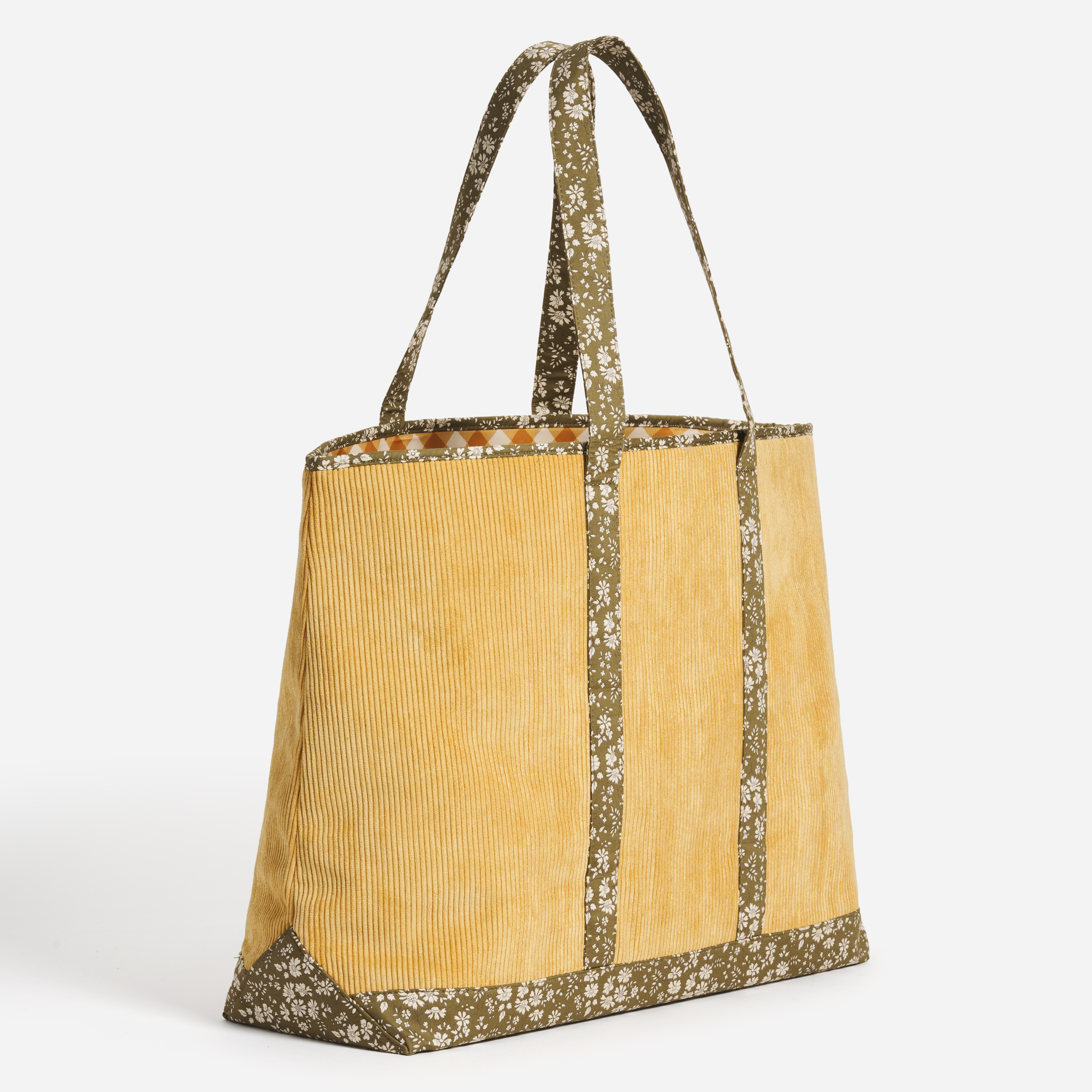 Large Tote Made with Liberty Fabric