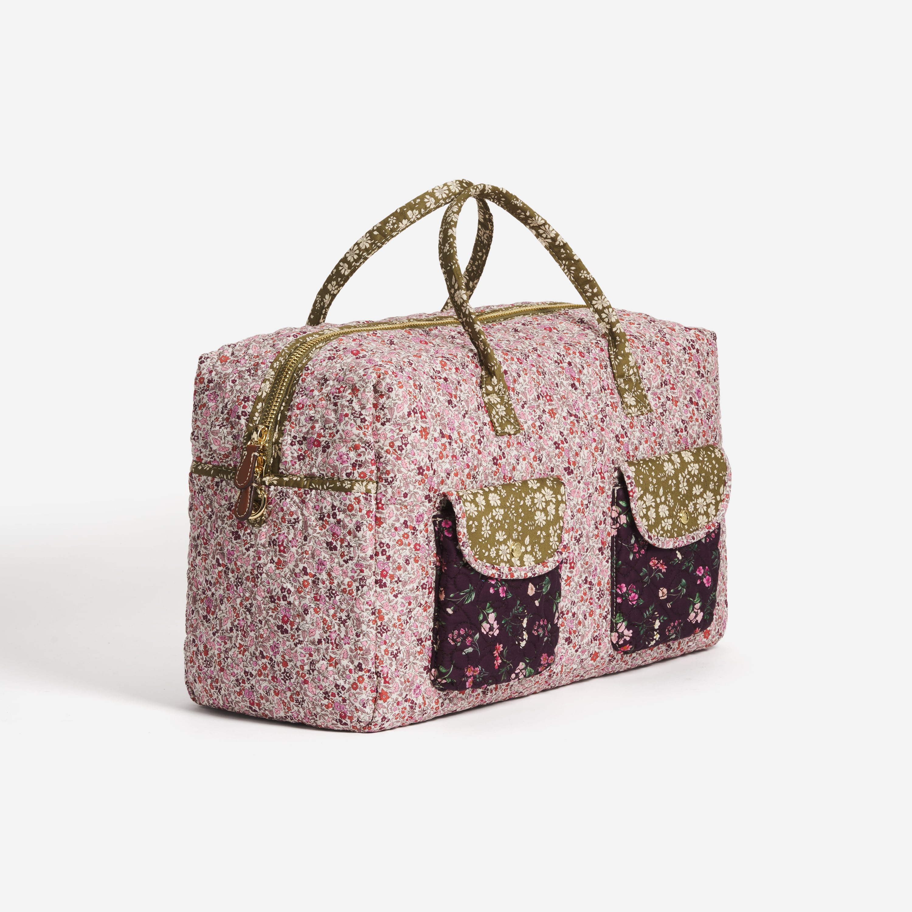 Large Pocket Duffle Bag Made with Liberty Fabric