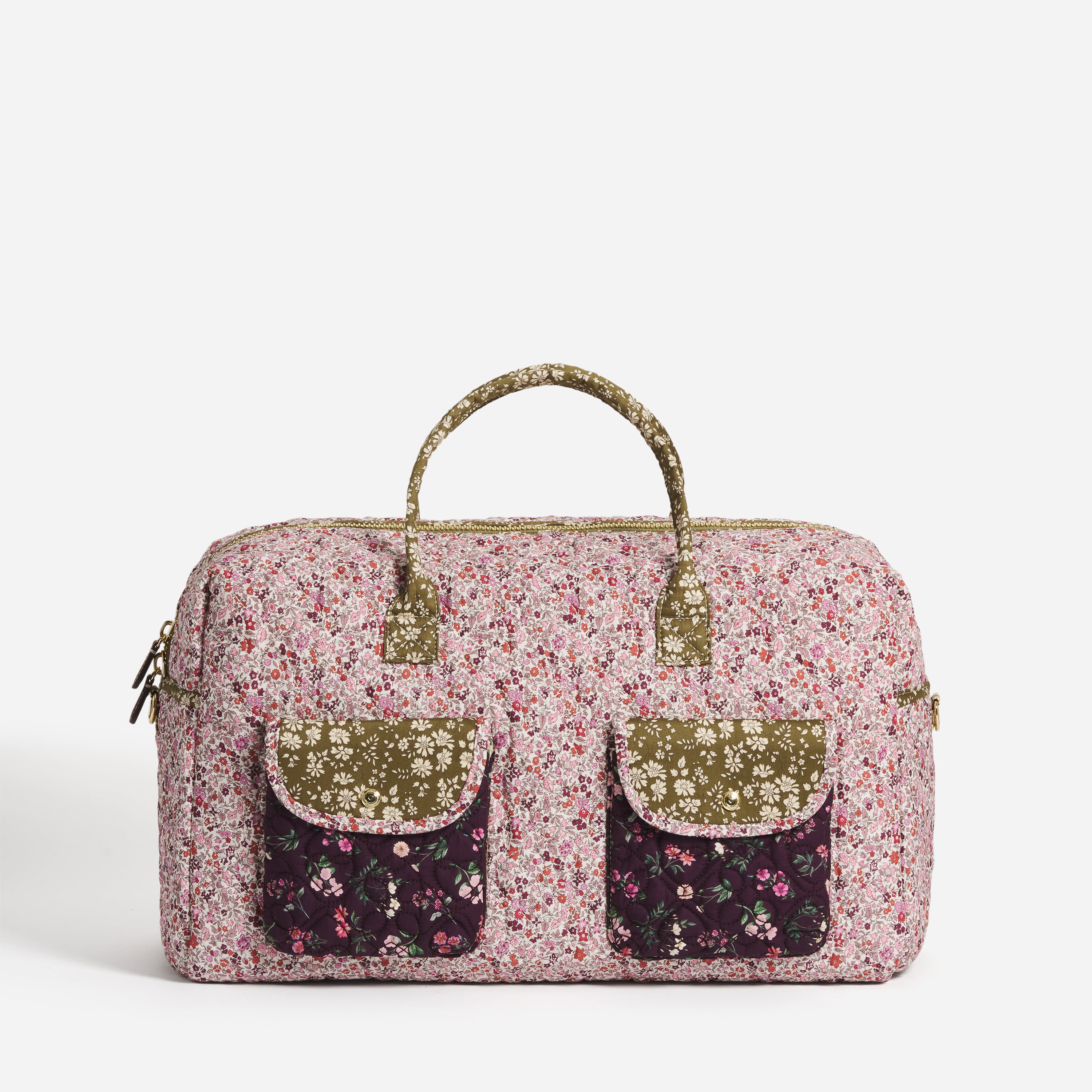 Large Pocket Duffle Bag Made with Liberty Fabric
