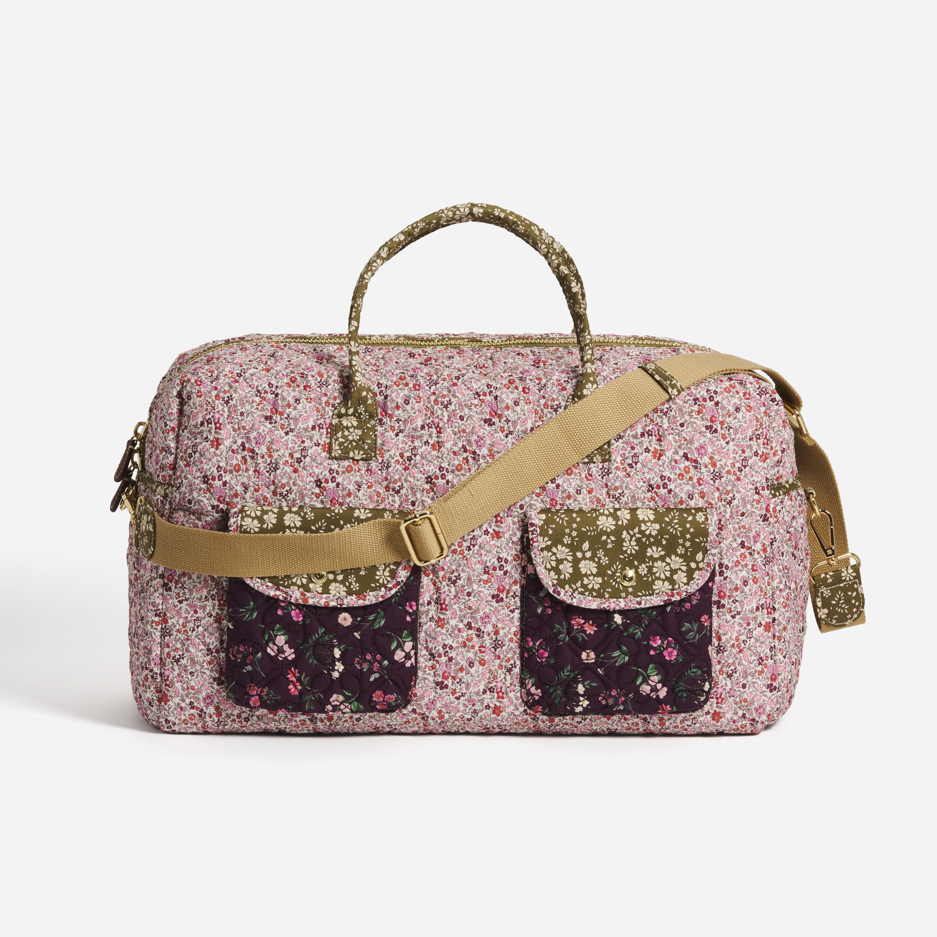 Large Pocket Duffle Bag Made with Liberty Fabric