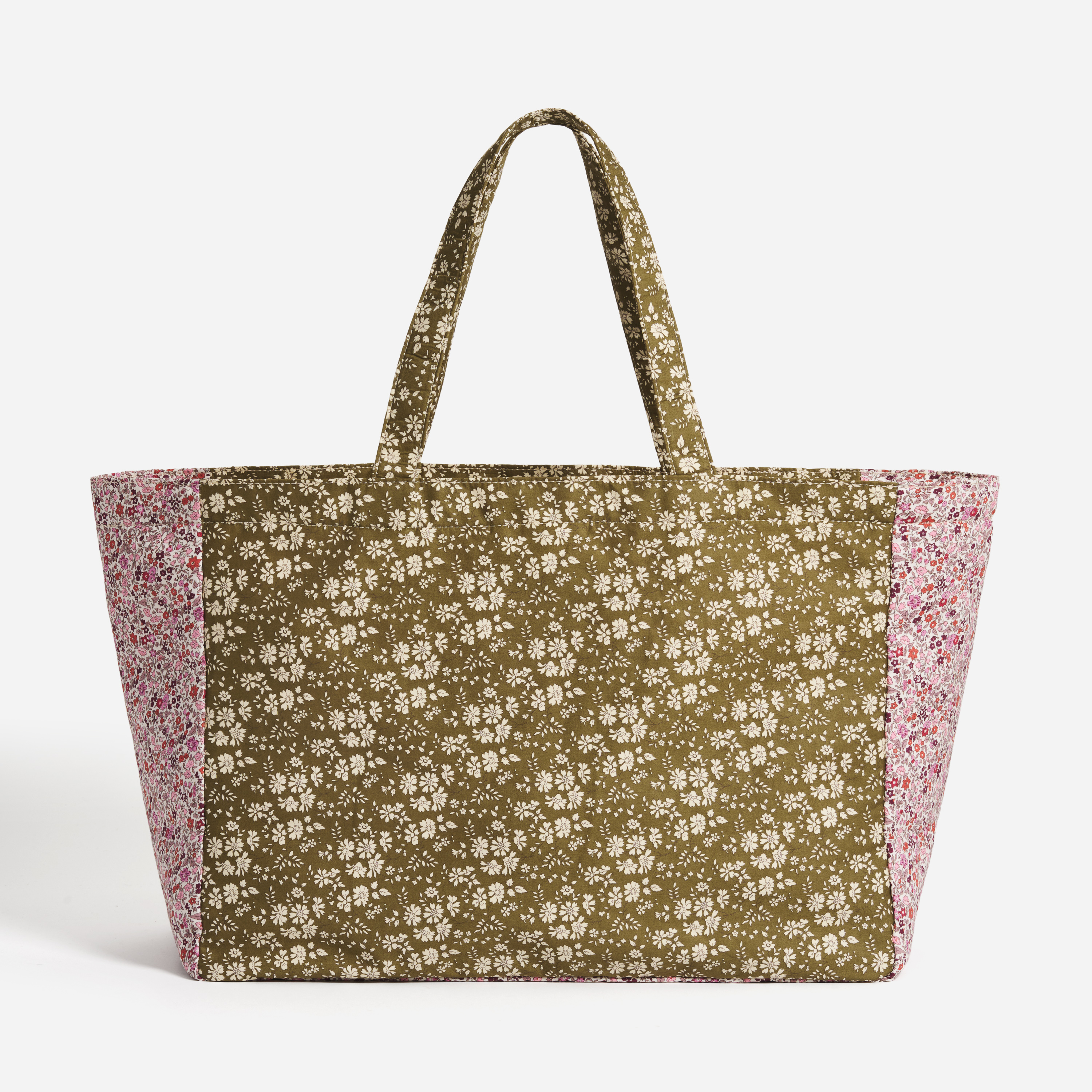Large Everything Tote Made with Liberty Fabric