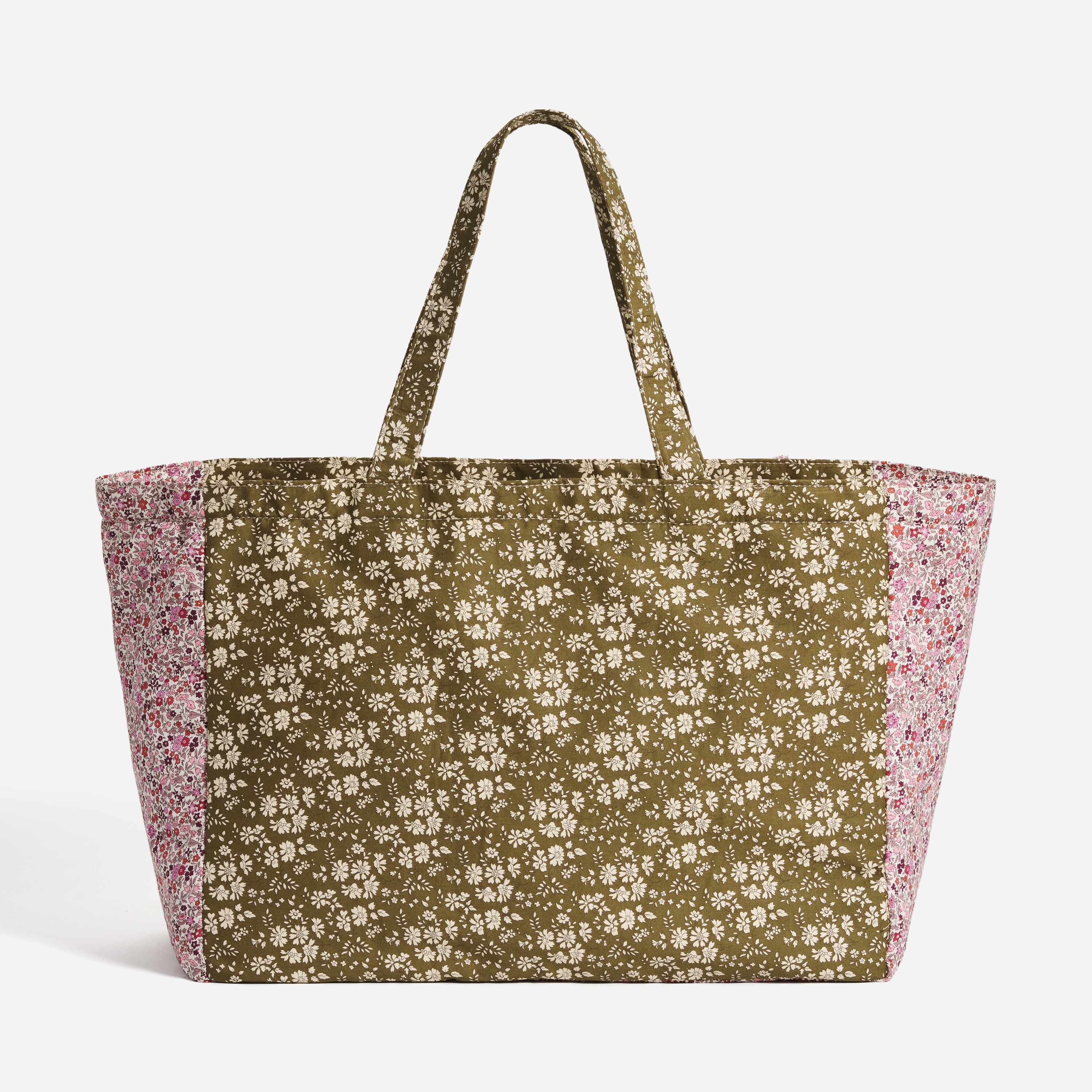 Large Everything Tote Made with Liberty Fabric