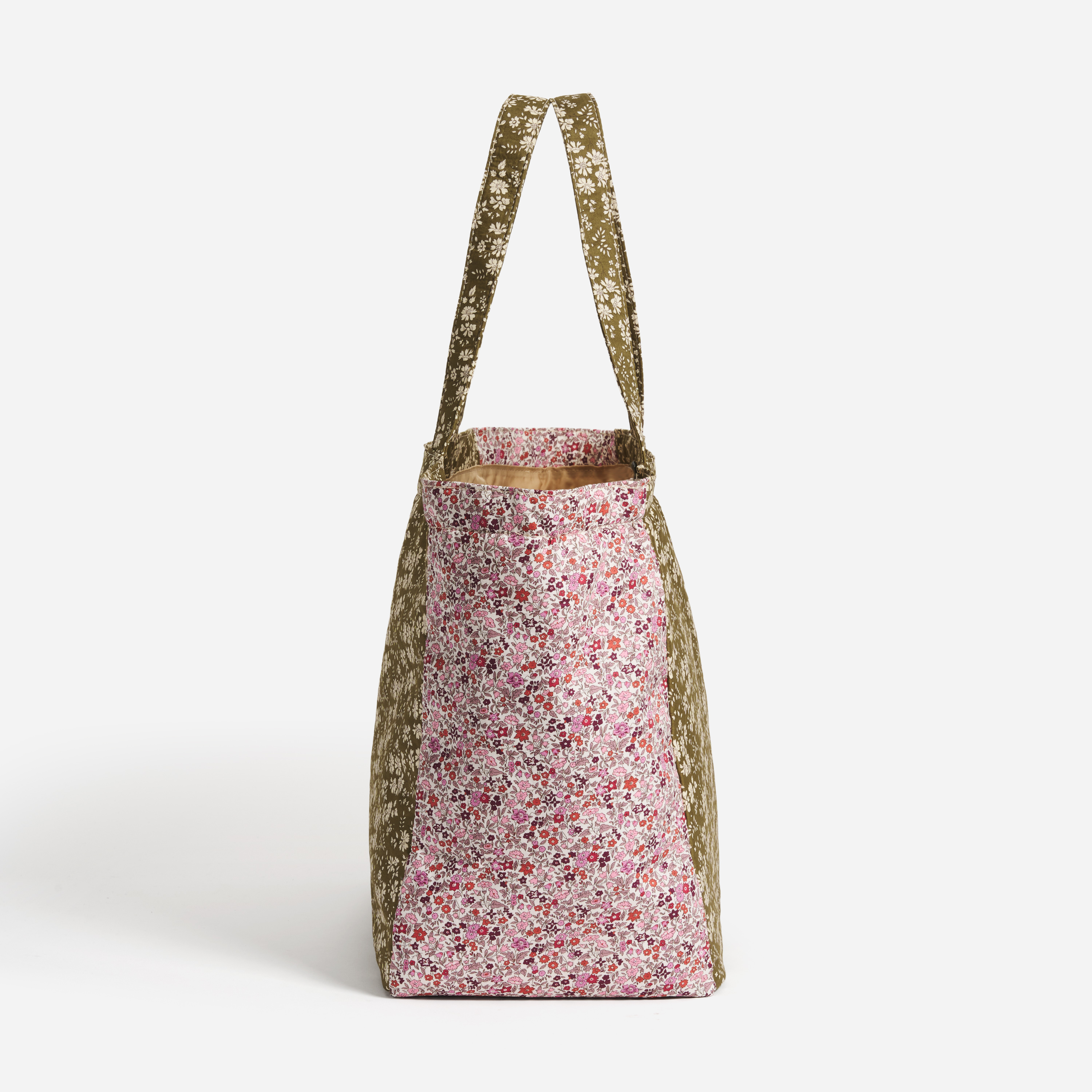 Large Everything Tote Made with Liberty Fabric