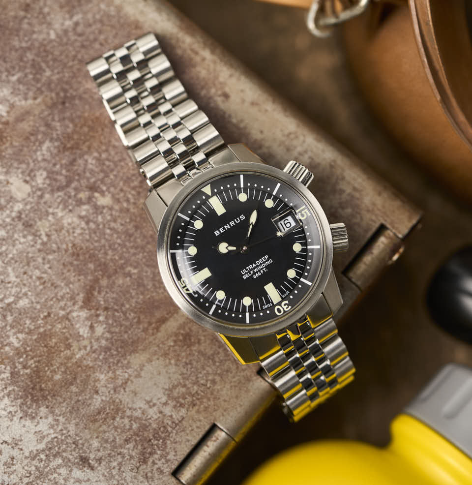 Ultra-Deep 36.5mm Diver 1960S STYLING WITHOUT THE HASSLE