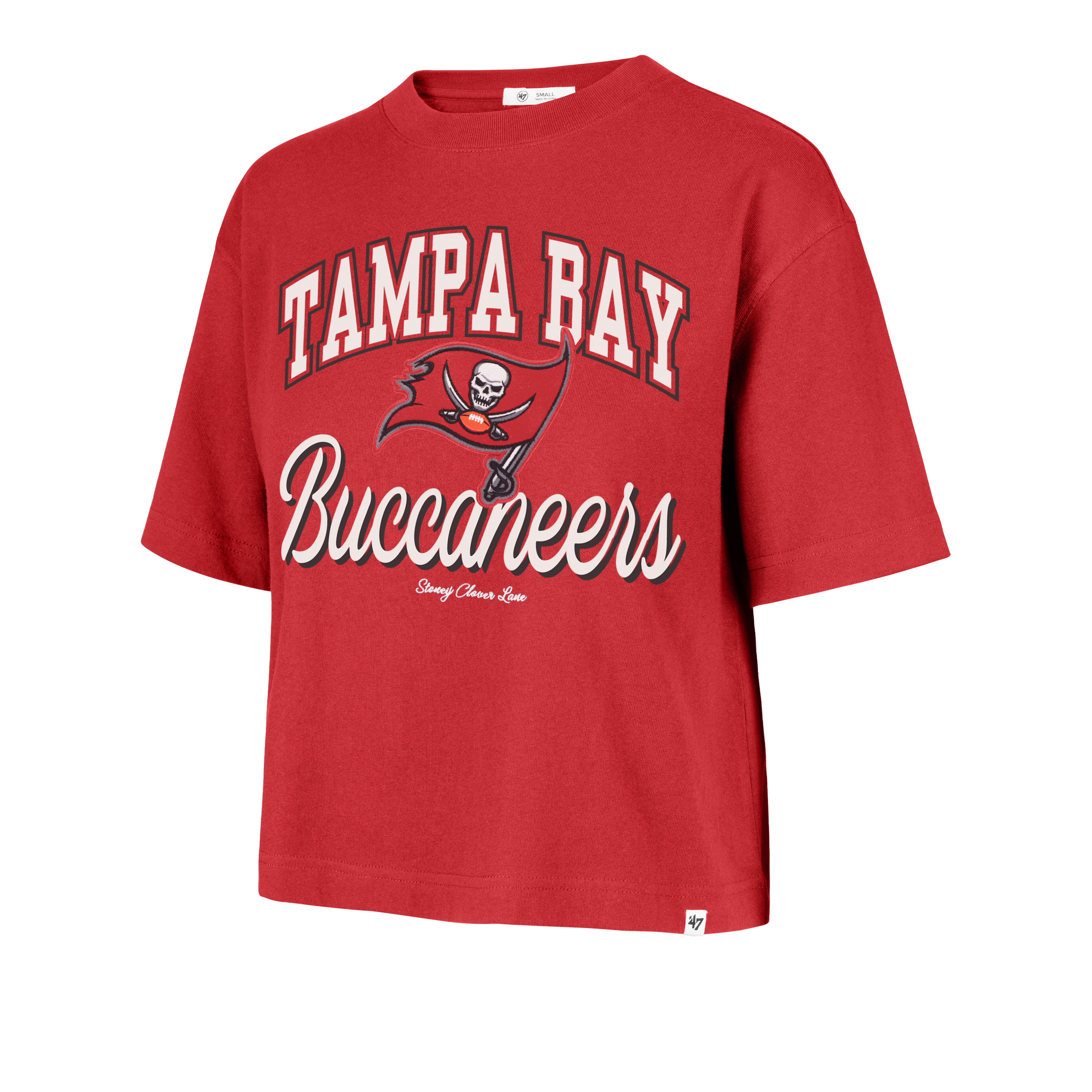 Stoney Clover Lane X '47 Tampa Bay Buccaneers Big Script Reed City Tee