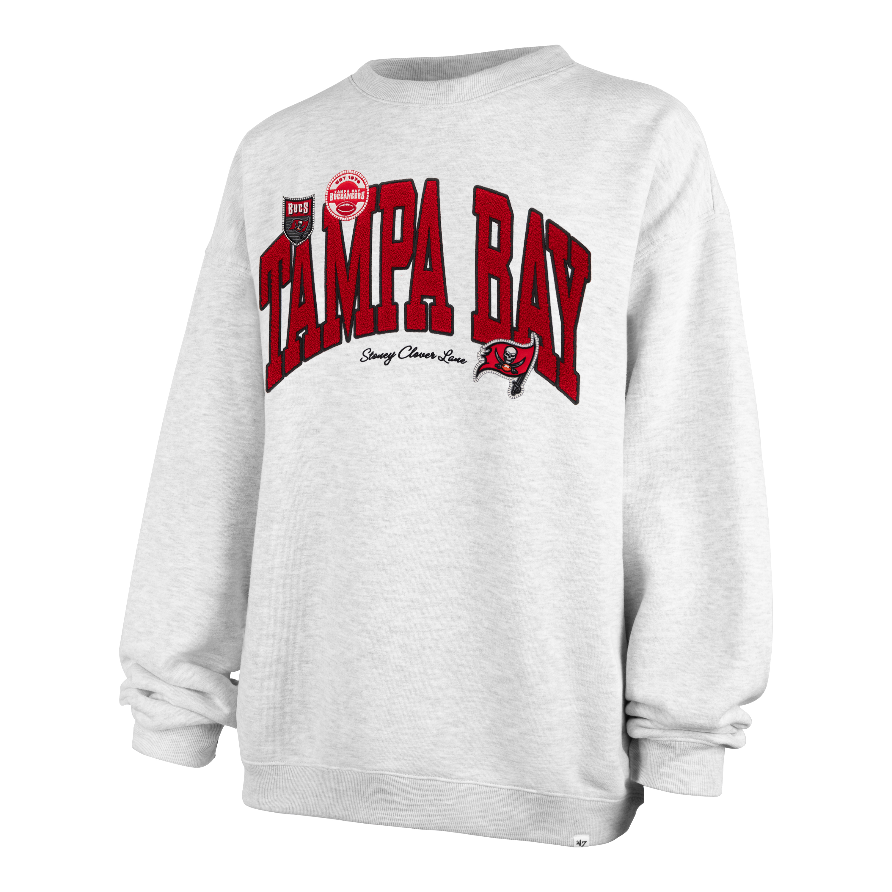 Stoney Clover Lane X '47 Tampa Bay Buccaneers Arch Big Oversized Crew