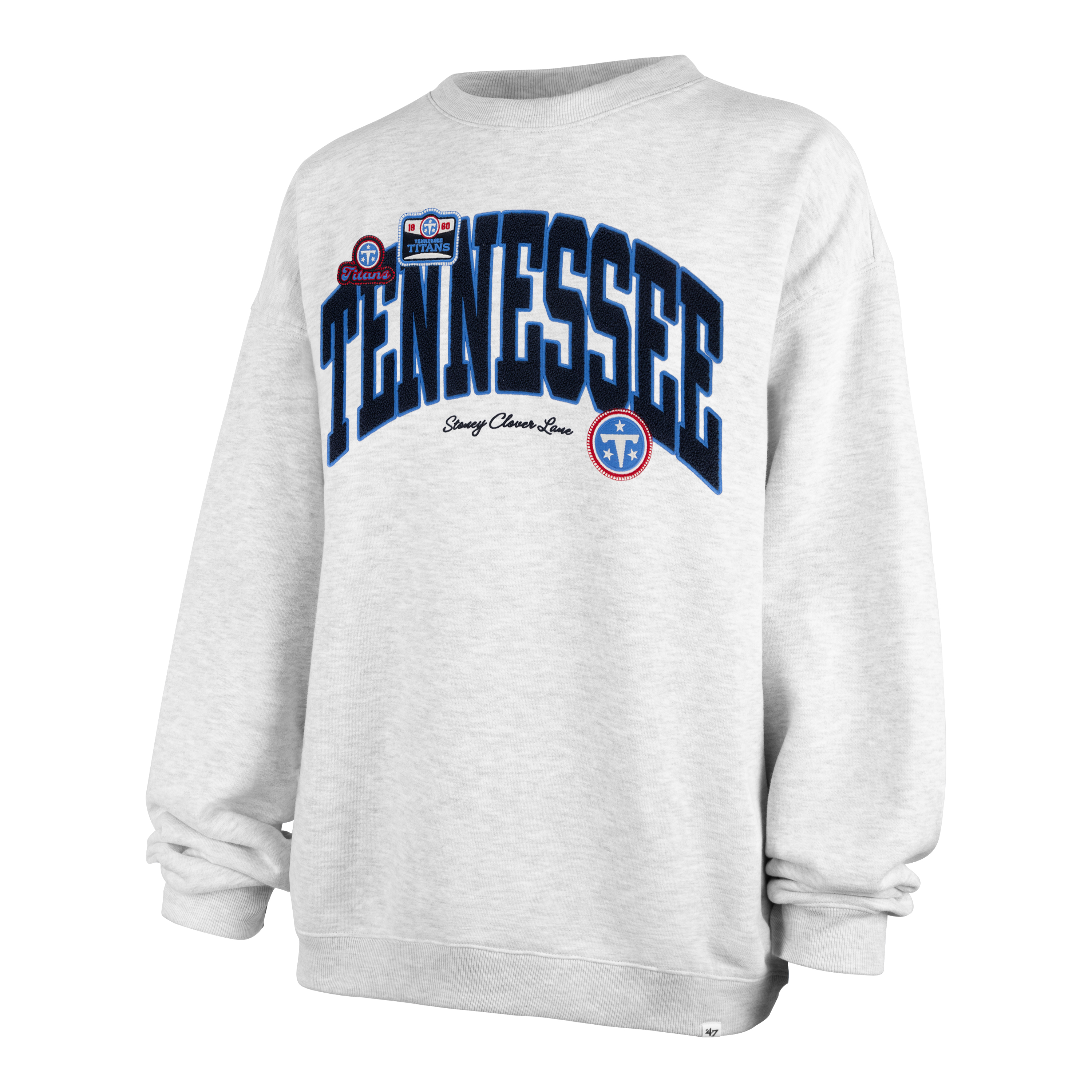 Stoney Clover Lane X '47 Tennessee Titans Arch Big Oversized Crew