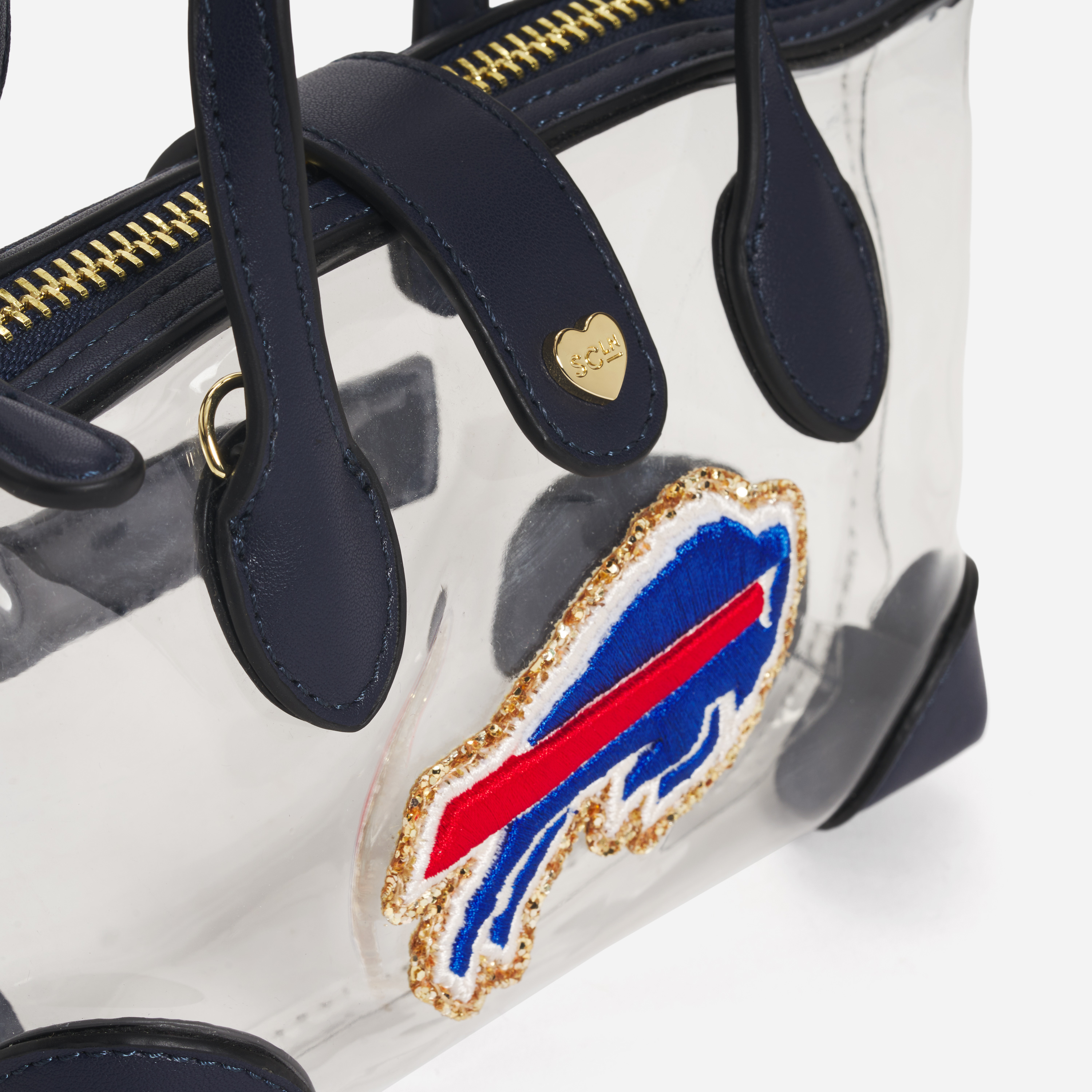 NFL Clear Pouchette Crossbody Bag 01