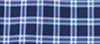Camicia sportiva elasticizzata scozzese a maniche lunghe No-Tuck di Westport, Big & Tall - Cobalt Multi