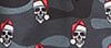 Westport 1989 Flannel Novelty Lounge Pant, Big & Tall - Grey Camo Skulls