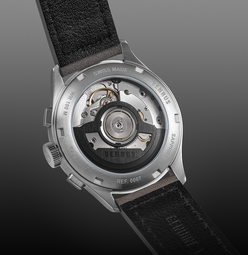 Benrus Sky Chief Open Case Back