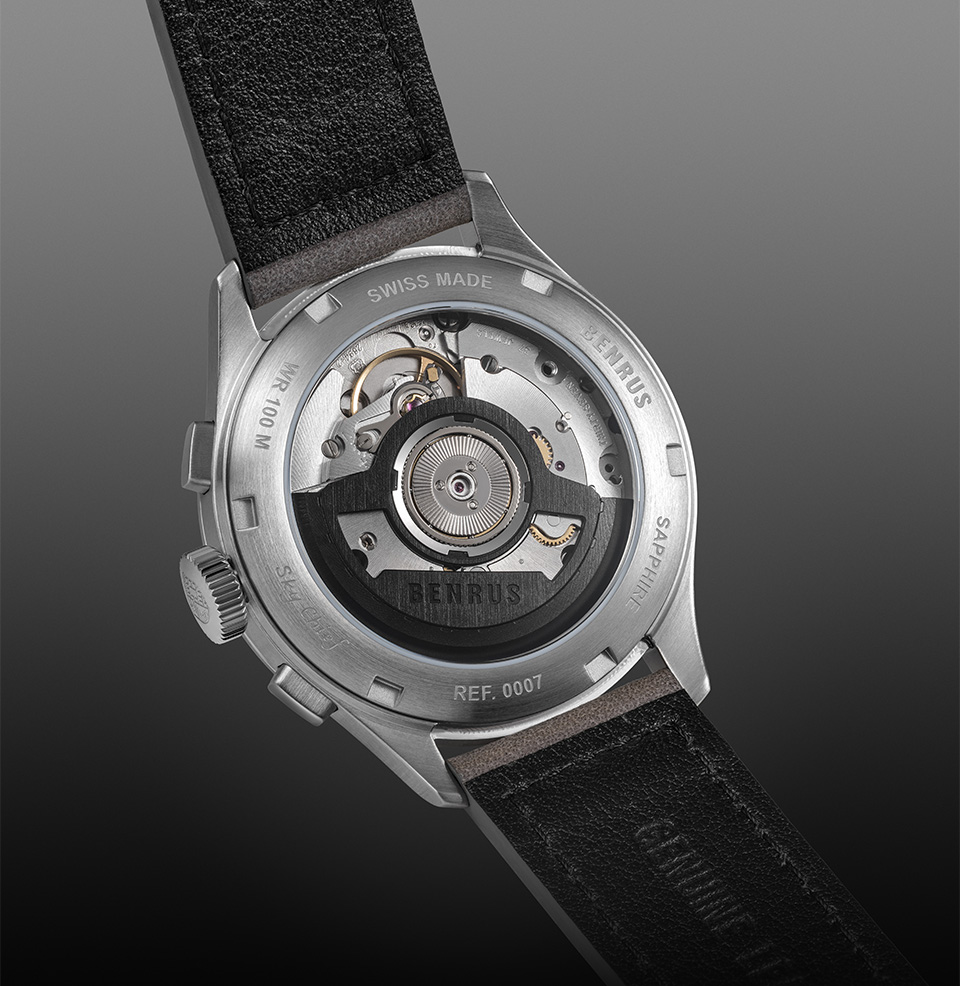 Benrus Sky Chief Open Case Back