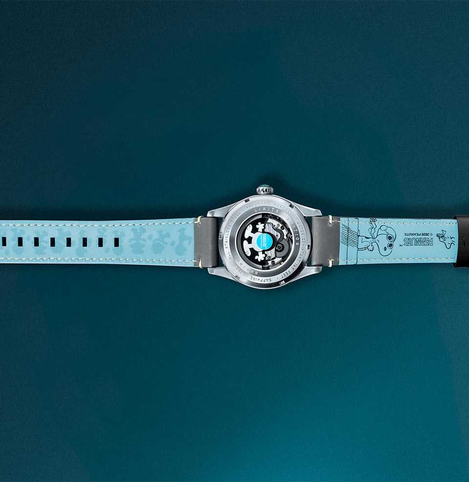 AVI-8 Spitfire Peanuts Snoopy Flying Ace 24-Hour Limited Edition Watch Custom Snoopy Rotor