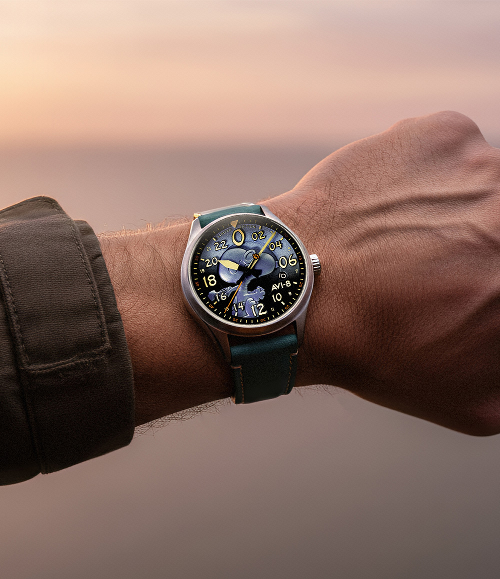 AVI-8 Spitfire Peanuts Snoopy Flying Ace 24-Hour Limited Edition Watch