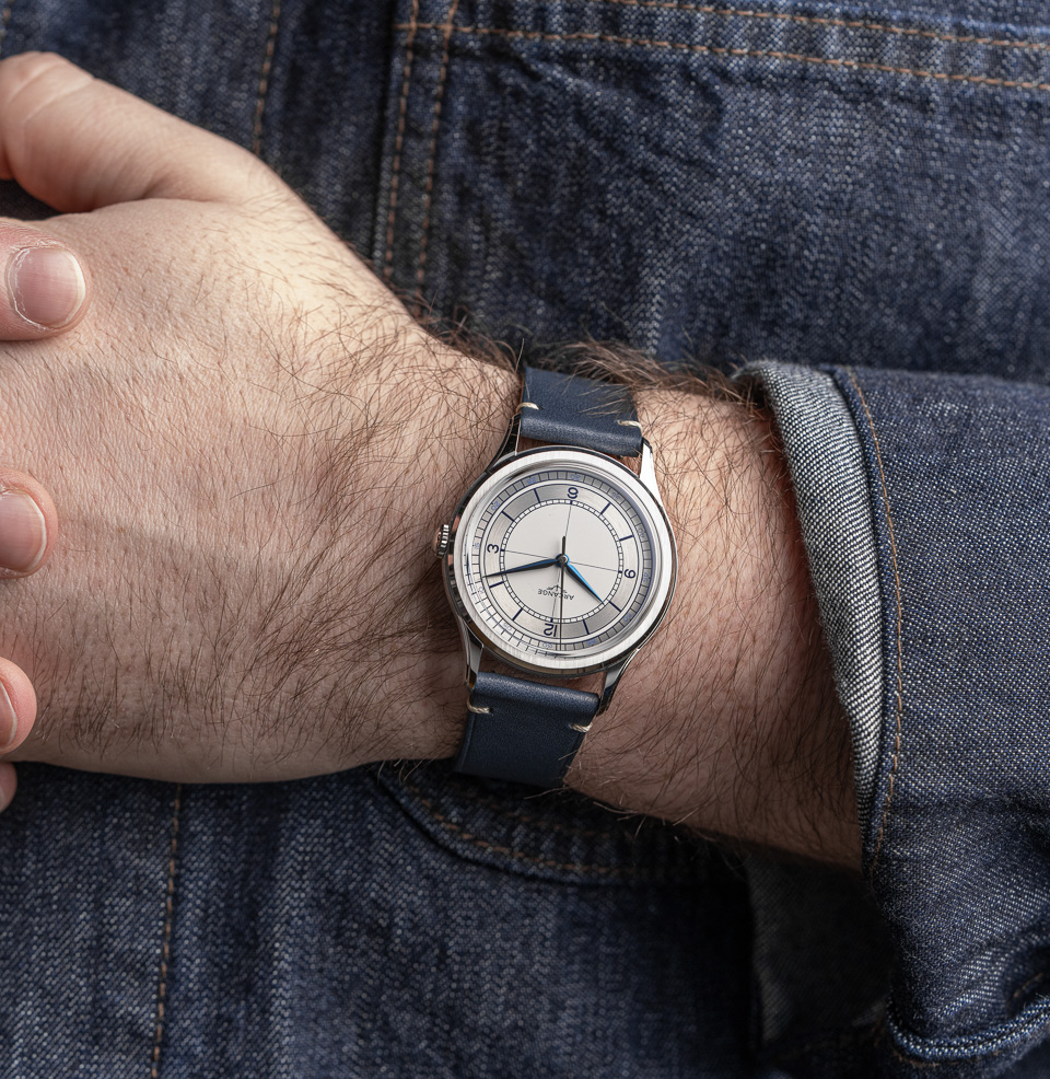 Arcange Automatic Sector Watch Collection 37.2mm Stainless Steel Case