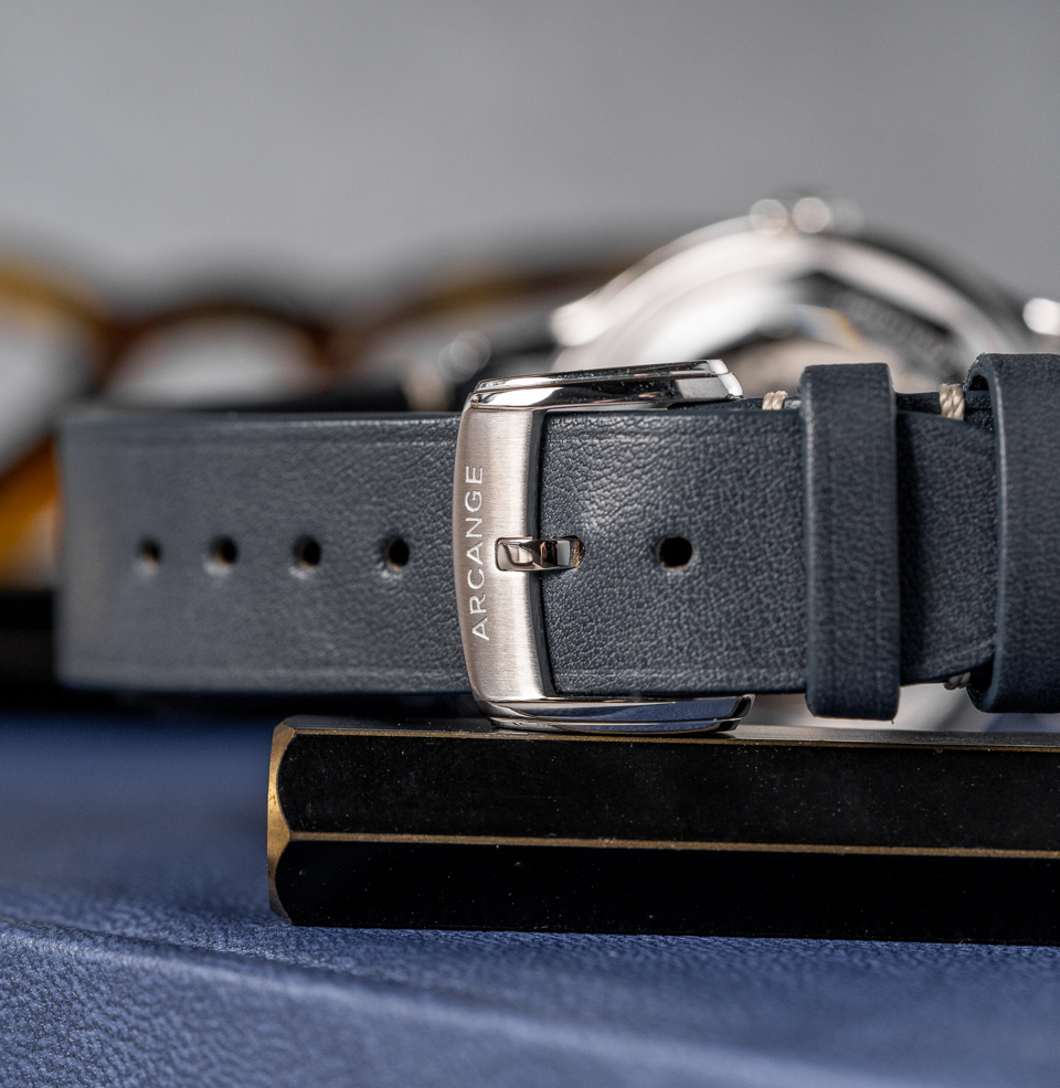 Arcange Automatic Sector Watch Collection Leather Strap