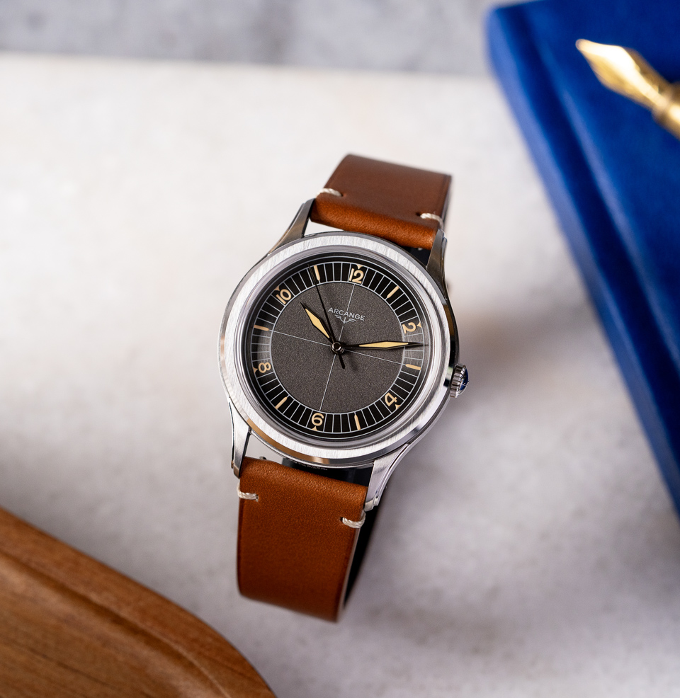 Arcange Automatic Sector Watch Collection Art Déco Sector Dials