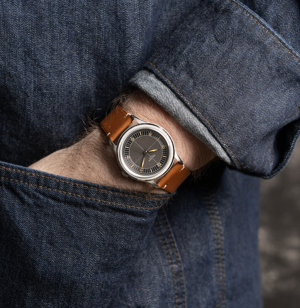 Arcange Automatic Sector Watch Collection 37.2mm Stainless Steel Case