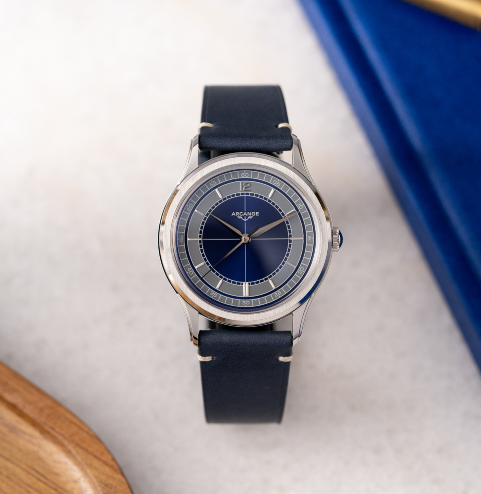 Arcange Automatic Sector Watch Collection Art Déco Sector Dials