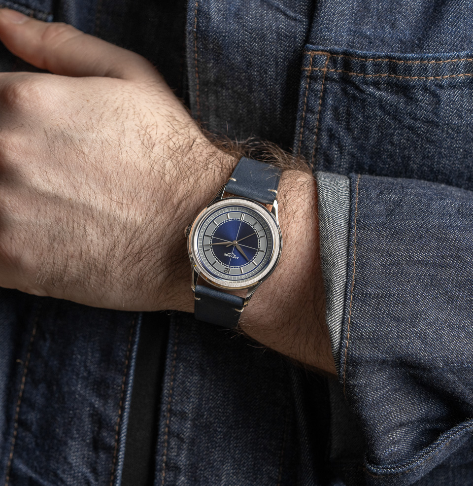 Arcange Automatic Sector Watch Collection 37.2mm Stainless Steel Case