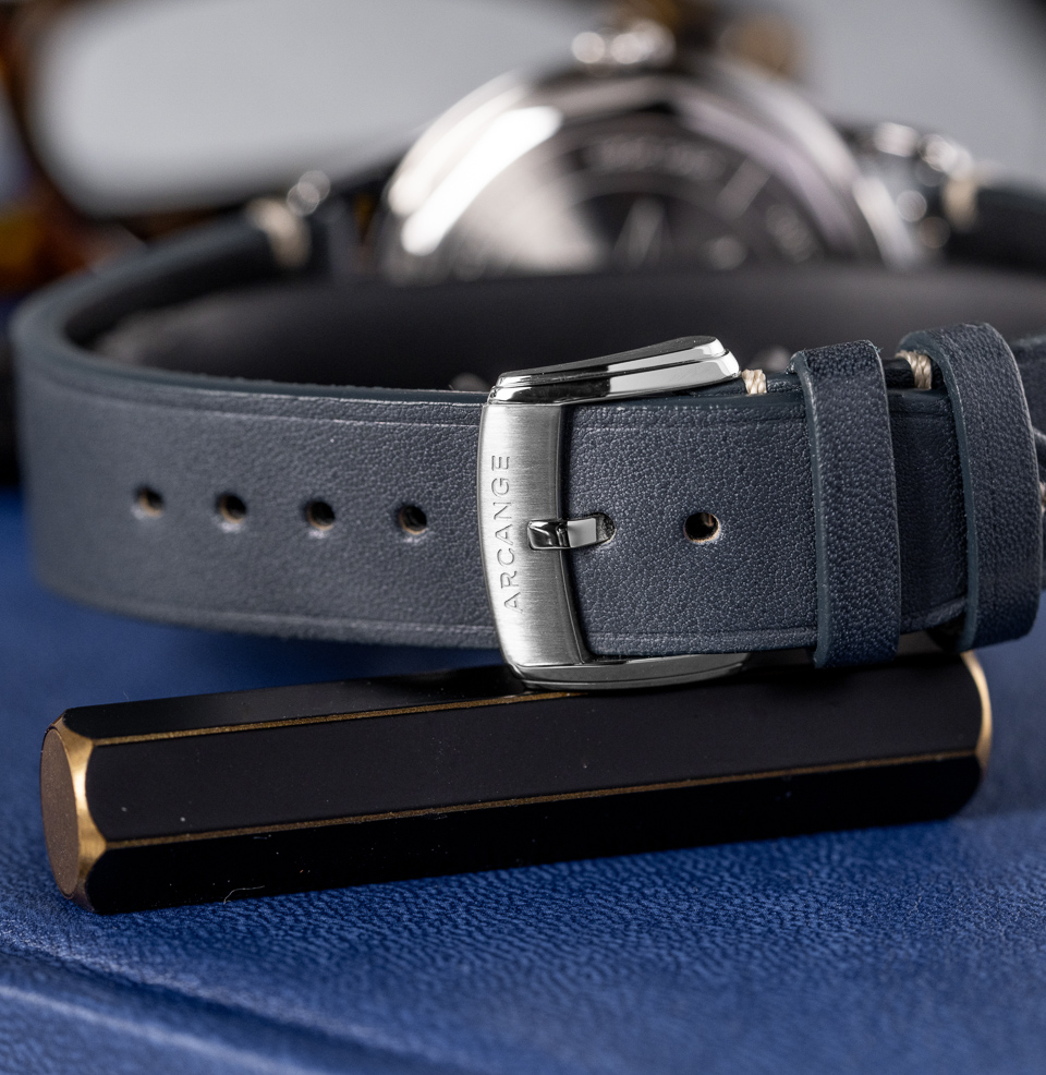 Arcange Automatic Sector Watch Collection Leather Strap