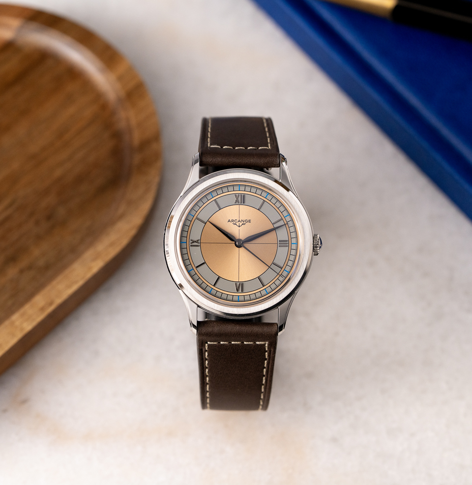 Arcange Automatic Sector Watch Collection Art Déco Sector Dials