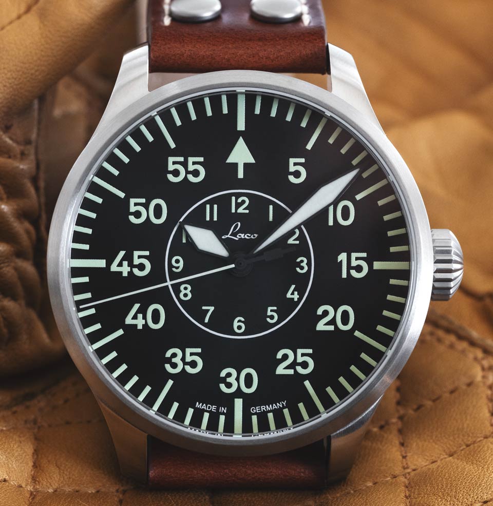 Aachen 42mm Automatic | Black Type B Navigator dial