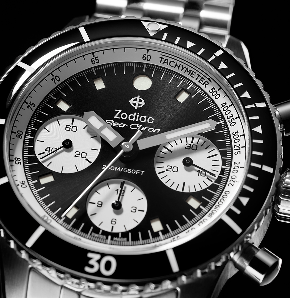 Sea-Chron Automatic | Black Dial Black 