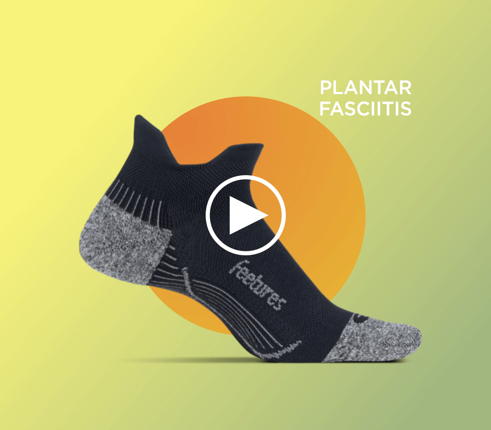 Plantar Fasciitis Socks - Light Cushion Crew Sock Sock | Feetures Socks