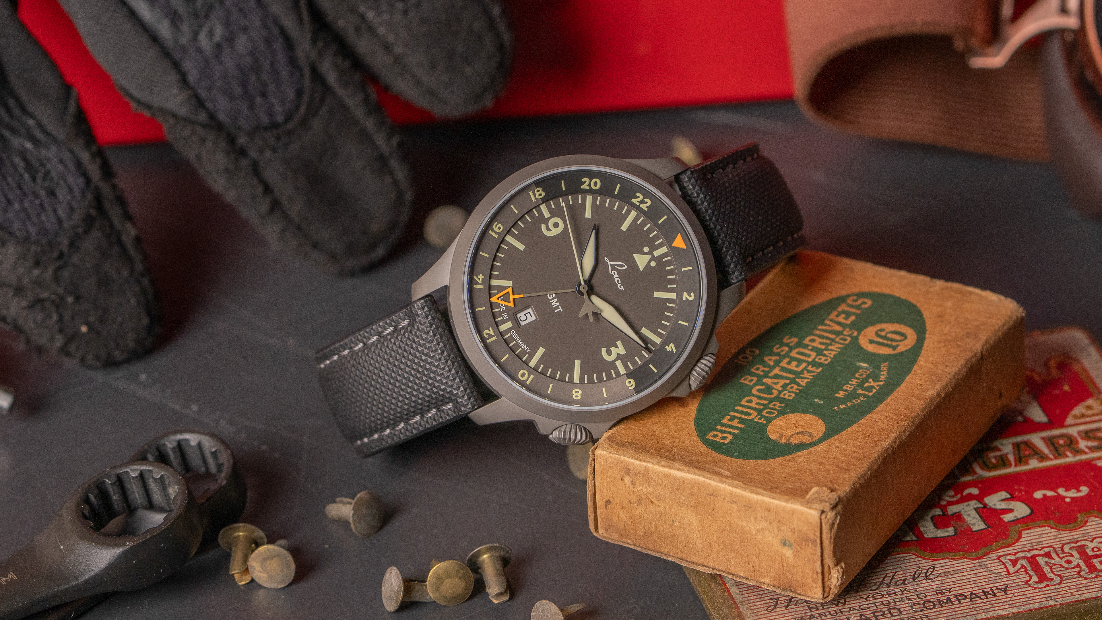 Laco Frankfurt GMT Watch – Windup Watch Shop