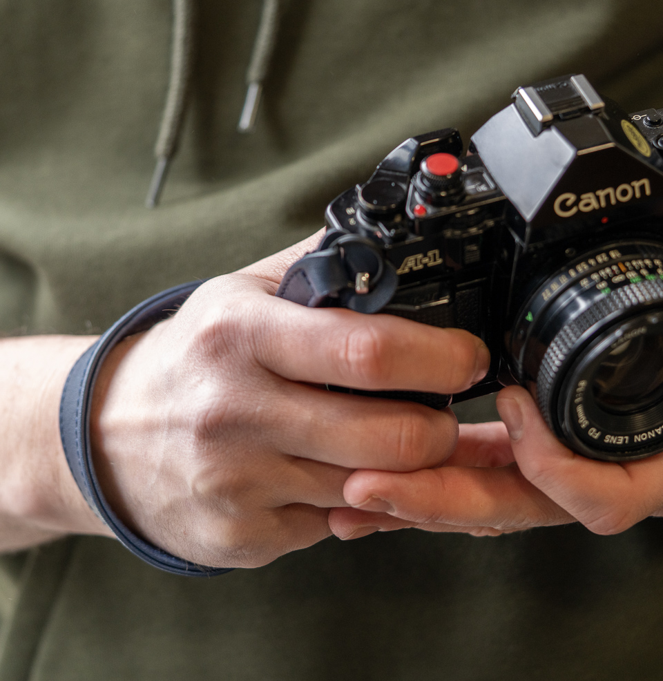 Convoy Co. Camera Wrist Strap Navy Color