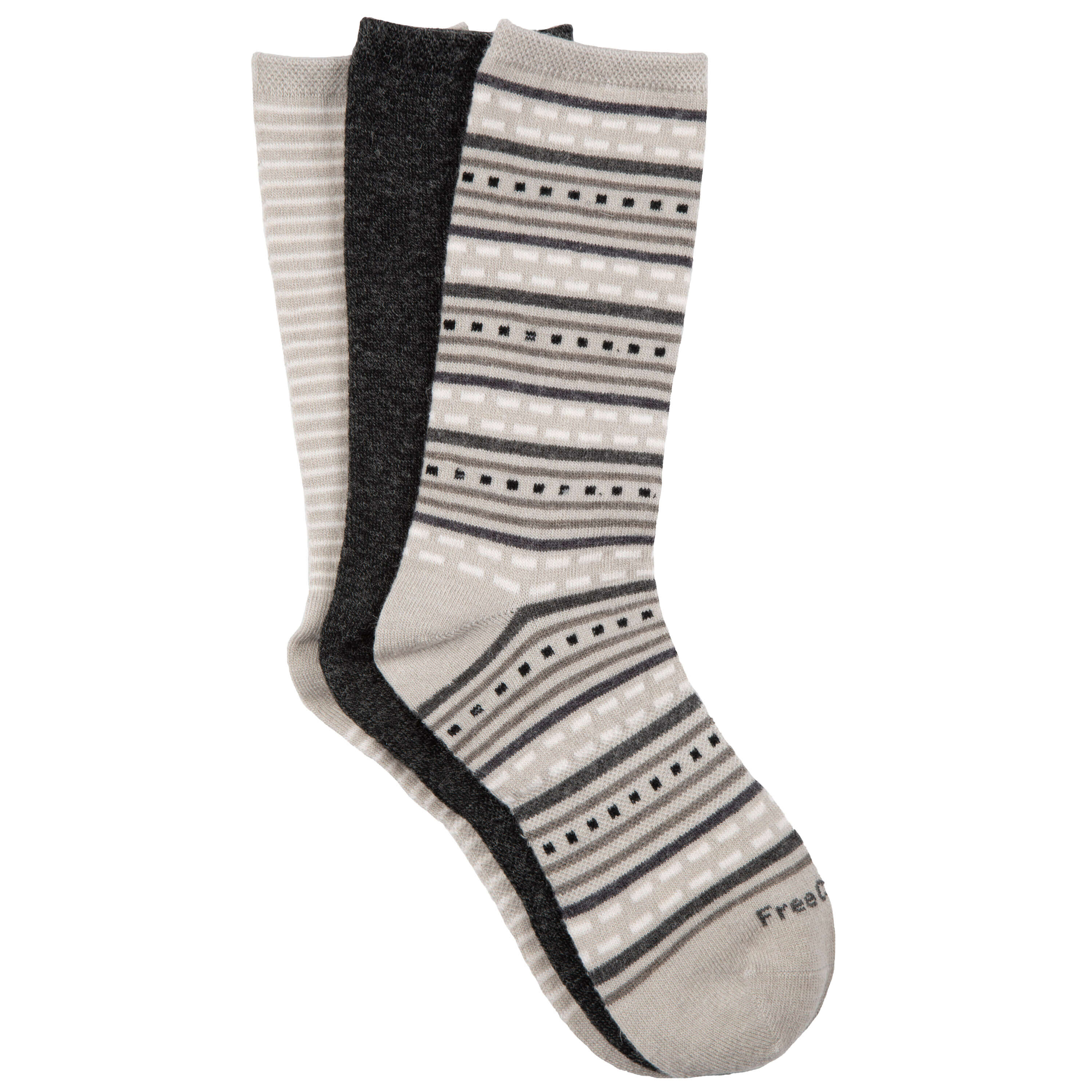 Women's Wool-Blend Striped Crew Socks