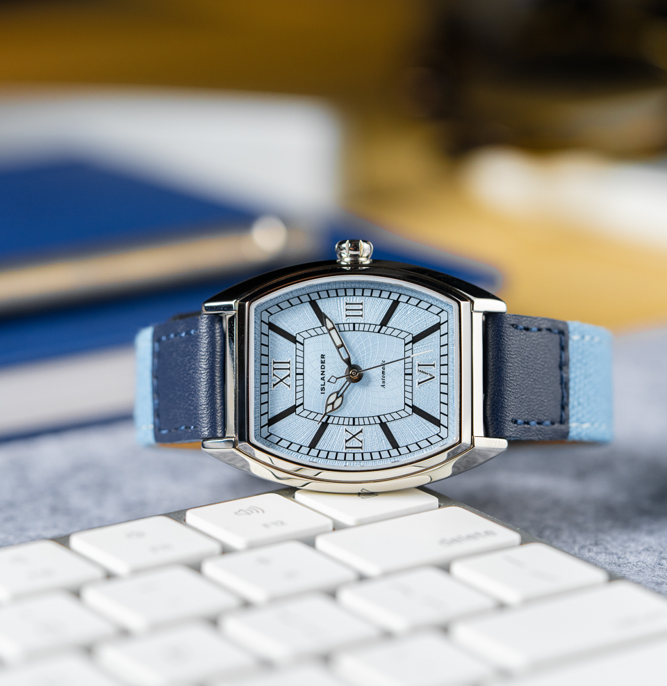 Islander Astoria Automatic Dress Watch Sky Blue Dial