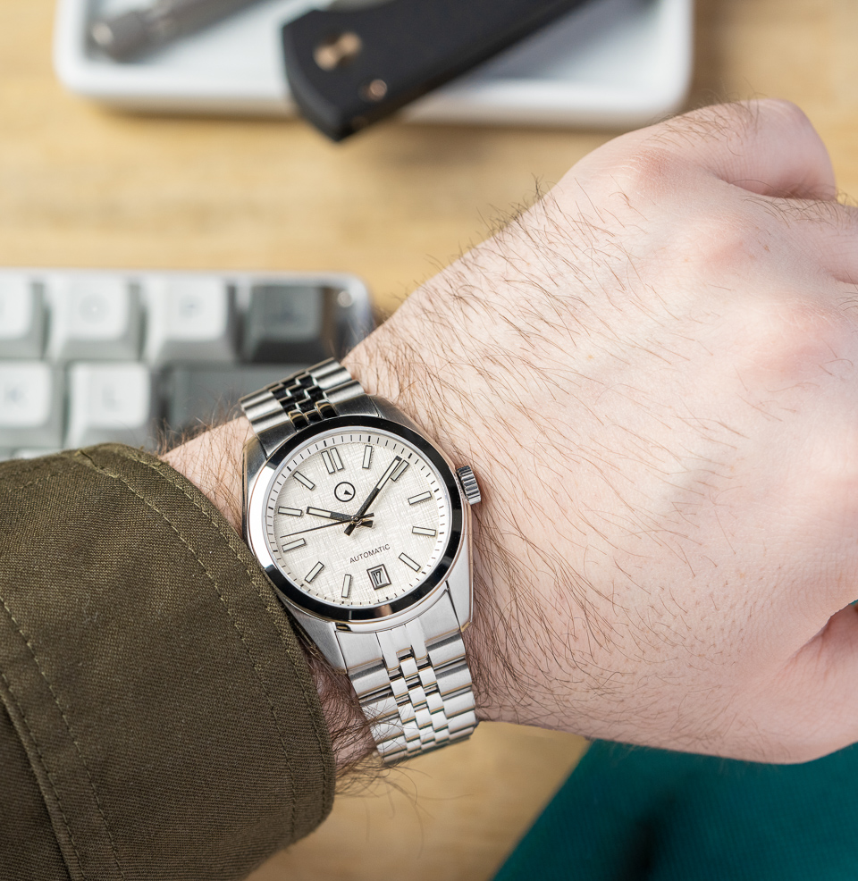 Islander Brookville Automatic Dress Watch 38mm Stainless Steel Case