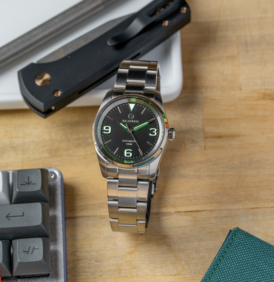 Islander Manhasset 36mm Automatic Watch Luminous Paint