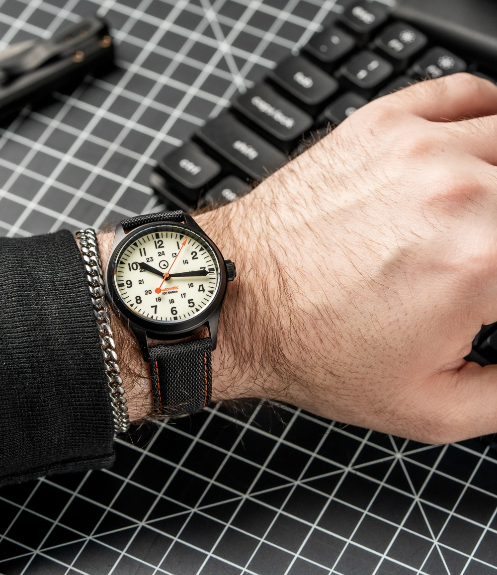 Islander Mitchel Black DLC Field Watch