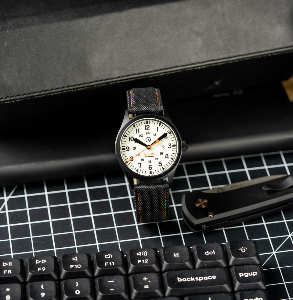 Islander Mitchel Black DLC Field Watch Islander Mitchel Black