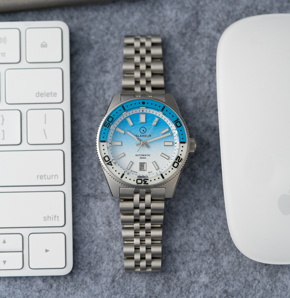 Islander Northport Automatic Dive Watch Exhibition Case Back