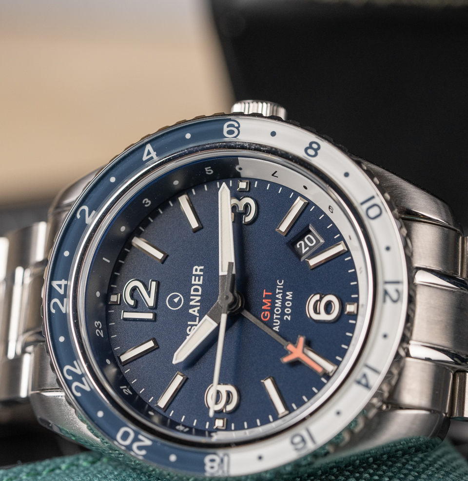 Islander Republic Traveler GMT Watch Three Time Zone Tracking