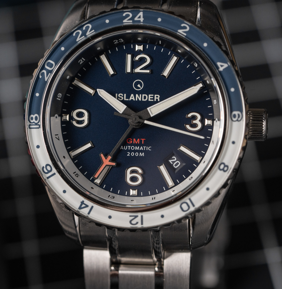 Islander Republic Traveler GMT Watch High-Contrast Aviator Dial